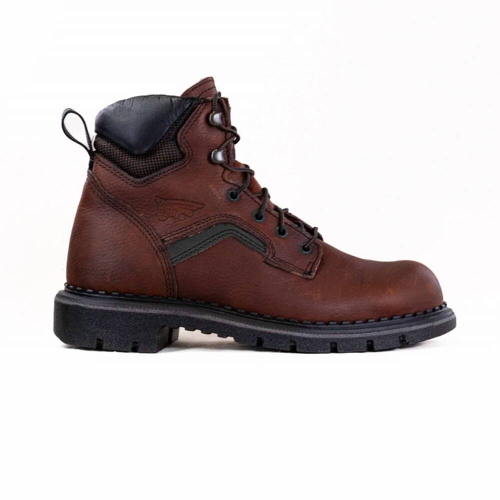 NEW RED WING SHOES men's leather lace up boots in brown